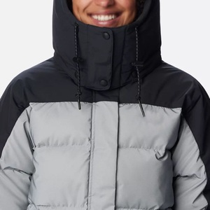 Professional Manufacturer'<b>s</b> <b>Women's</b> <b>Waterproof</b> Cozy <b>Puffer</b> <b>Jacket</b> Breathable Solid Color Dyed Zipper Closure Plus Size Winter - Product Image 4