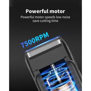 Afeitadora Eléctrica Inalámbrica para Hombre con Cuchillas Flotantes para Cara y Cuerpo, Rasuradora Rotatoria Recargable para Uso en RV - Product Image 4