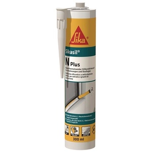 กาวซิลิโคนใส SIKASIL N Plus ขนาด 300 มล. แบบตลับ โดย SIKA - Product Image 1