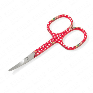 Ciseaux de manucure en acier inoxydable, lame droite, manche rond, manche en plastique durable, 8,8 cm, outil de soin des ongles, précision - Product Image 6
