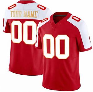 Conjunto de Camiseta de Fútbol Americano Personalizada para Adultos, Material de Poliéster de Secado Rápido, Estilo Urbano, Transpirable, Talla Grande - Product Image 4