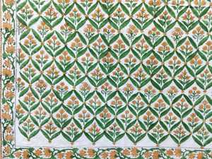 Mantel Cuadrado de Algodón Hecho a Mano de Alta Calidad, Estampado a Mano con Bloques, Personalizable, Moderno, Desechable, para Toda Temporada, para Uso Doméstico - Product Image 5