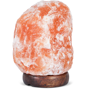 Cadeau de mariage 2026, paire spéciale de lampes en sel de l'Himalaya naturelles de 3 à 4 kg avec base en bois de rose - Product Image 2