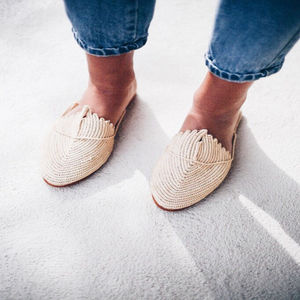 Sandalias y Zapatillas de Rafia Hechas a Mano en Marruecos, Económicas y Ecológicas, Calzado Tejido para Hombre y Mujer, Venta al Por Mayor Directa de Fábrica - Product Image 3