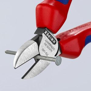 คีมตัดเฉียงยี่ห้อ Knipex พร้อมหัวขัดเงาและด้ามจับแบบหลายส่วนที่จับสบายมือ - Product Image 4