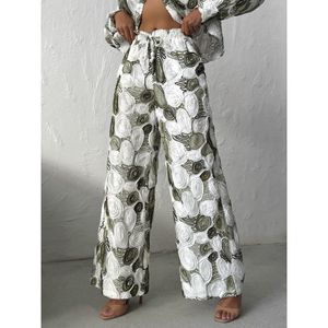 กางเกงขายาวลายพิมพ์สำหรับผู้หญิง Topshow กางเกงแฟชั่นขายส่ง - Product Image 4