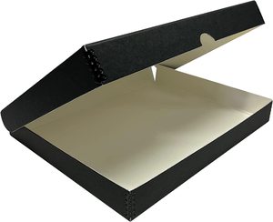 TH CB-043 Boîte de rangement européenne de luxe avec couvercle amovible en carton ondulé avec bord en métal gaufré Design récent en carton - Product Image 1
