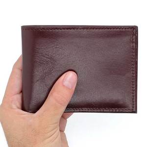 Cartera de Cuero de Color Sólido de Alta Calidad en Venta en Línea, Servicio OEM/ODM, Precio con Descuento - Product Image 4