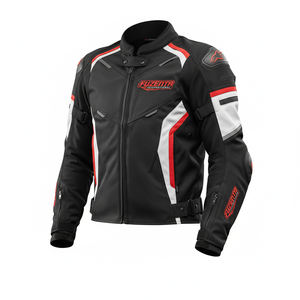 Veste de course moto professionnelle de haute qualité en textile, protection blindée, imperméable, logo personnalisé, Cordura, veste de sport pour motard - Product Image 1
