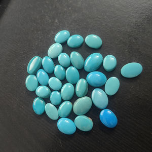 30 piezas de turquesa de Arizona natural 9,5x8mm a 14,5x10mm cabujón ovalado 109,45 Cts lote Iroc ventas calidad EE. UU. Cabina turquesa US $162,6 - Product Image 5