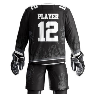 Uniformes de Hockey sobre Hielo Unisex de Diseño Personalizado, Ropa Deportiva de Equipo, Antibacteriana, de Secado Rápido, Todas las Tallas Disponibles, Hecha de Poliéster, OEM - Product Image 5