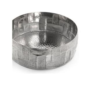 Bol de stockage des aliments en argenterie en métal de qualité supérieure bol de service à dessert de forme ronde dernière conception disponible en inde - Product Image 2