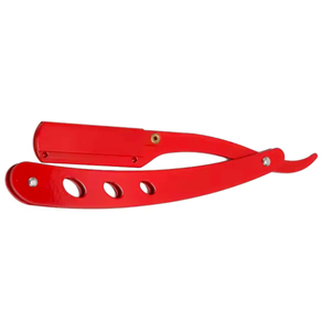 2024 ANAAIF Couteau de rasage pliant de haute qualité en acier inoxydable avec bord droit et 10 lames Forme de poudre chaude-Rasoir de barbier - Product Image 2