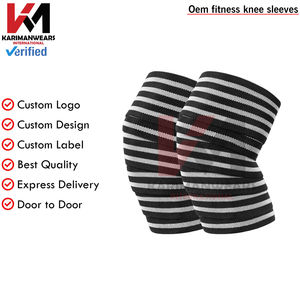 Genouillère de fitness pour la musculation, sangle de genou élastique pour squats, genouillères de sport robustes pour l'entraînement - Product Image 4