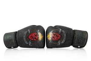 Gants de boxe en dentelle d'entraînement et sparring Tom Atencio Gants de boxe The Heart Of Warrior - Product Image 2