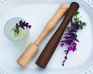 Wholesale Wooden Cocktail Muddlers <b>Set</b> Ergonomic Heavy Duty Bar Tools for Powerful Crushing Smooth Mixing and Craft Drinks - Product Image 2