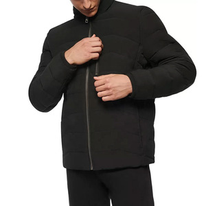 Manteaux et vestes à bulles personnalisés pour hommes Veste d'hiver matelassée décontractée de luxe en duvet grande taille pour hommes - Product Image 1