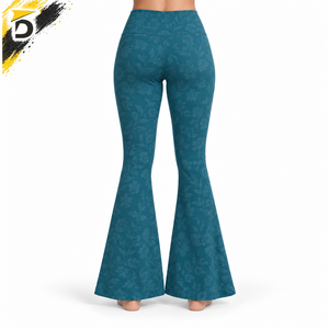 High Quality Bell Bottom <b>Legging</b> Provides Flexible Material Comfortable Construction And <b>Flared</b> Shape For Casual Active - Product Image 5