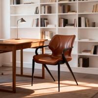 Chaise de salle à manger moderne en contreplaqué courbé de grande qualité pour chambre et salon, mobilier de maison