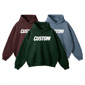 Sweat-shirt pour homme en coton de luxe imprimé surdimensionné de haute qualité, imprimé en relief, de qualité supérieure, en gros - Product Image 1