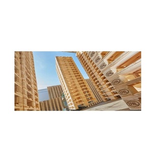 Palé de madera de doble cara Euro EPAL directo de fábrica para almacenes y logística recubierto de plástico para la venta - Product Image 5