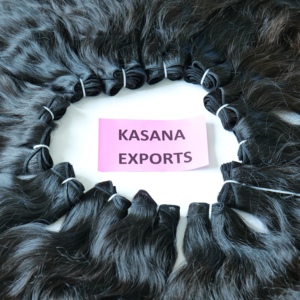 Extensions de cheveux de couleur naturelle vietnamienne non traitées pour femmes noires cuticule alignée faisceau de cheveux indiens tissage aucun traitement - Product Image 2