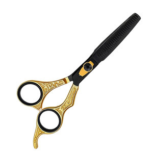 Professional <b>Hair</b> <b>Cutting</b> & Thinning Shear Set 6.5 Vintage Series High Carbon Stainless Barber Scissors Ultra-Sharp <b>Razor</b> Edge - Product Image 2
