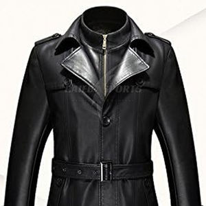 Abrigo de Cuero Genuino para Hombre, Invierno 2026, Transpirable, de Secado Rápido, Cuello Mao, Alta Calidad a Bajo Precio - Product Image 2