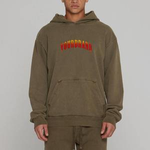 เสื้อฮู้ดดี้หนานุ่มทรงหลวมแบบดรอปโชลเดอร์สำหรับผู้ชาย สั่งทำได้ตามต้องการ พร้อมปักโลโก้ ผ้าเฟรนช์เทอร์รี่เนื้อหนัก ทรงโอเวอร์ไซส์ - Product Image 1