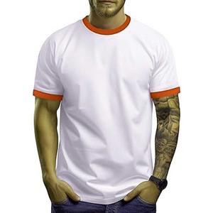 Tri-Blend Ringer Heavyweight Crew Neck Camiseta Estampado gráfico Ringer Camiseta para hombres - Product Image 4