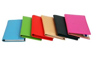 Pour dames, portefeuille de blocage RFID, couverture de damier en cuir-rose - Product Image 5