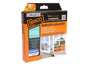 Guarnizione universale trasparente 6mx9mm (Miarco 17208) - Product Image 1