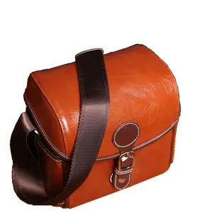 Nueva Bolsa de Cámara DSLR Elegante para Actividades al Aire Libre, Funda de Cuero Premium para Cámara Pequeña, Bolsos de Hombro, Bolsas Protectoras para Cámara - Product Image 1