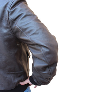 Veste en cuir de style nouveau Veste en cuir Slim Fit Stand-up Fly Veste en cuir pour hommes - Product Image 3