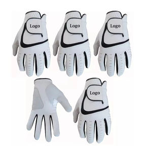 Gants de golf personnalisés avec logo et cuir véritable pour des performances durables en peau de mouton de sport - Product Image 1