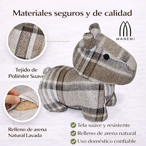 Tope de Puerta Decorativo Multifuncional, Suave y Seguro, Diseño de Transportador a Prueba de Viento para Dormitorio y Sala de Estar - Product Image 5