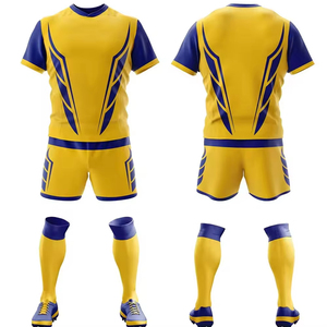 Uniforme de equipo de poliéster transpirable con camiseta de rugby sublimada retro personalizada para diseño de conjunto de fútbol y Rugby - Product Image 2