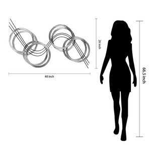 Escultura de pared de metal hecha a mano de primera calidad, Arte abstracto contemporáneo para una decoración elegante del hogar y la Oficina - Product Image 6