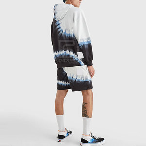 Meilleures ventes Ensemble short et sweat à capuche respirant pour femmes, ensembles sweat à capuche et short pour femmes de couleur au design personnalisé - Product Image 4