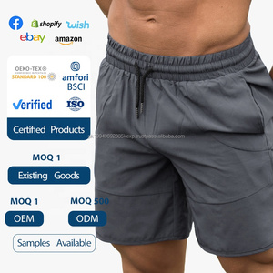 2025 nuevos pantalones cortos deportivos de Fitness de secado rápido Casual Running Capris para hombre baloncesto entrenamiento muscular Jogging Pantalones - Product Image 4