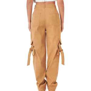Venta al por mayor de gran tamaño transpirable ligero señoras Cargo Pant Nueva llegada Casual Wear Fleece Mujeres Cargo Pantalones - Product Image 3