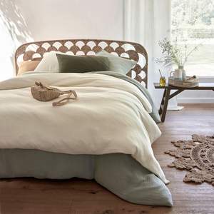 แผ่นรองหัวทำมือทำจากผ้าทอธรรมชาติสำหรับตกแต่งห้องนอนหรูหรา - Product Image 4