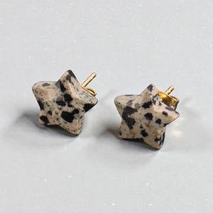 Pendientes de Plata de Ley 925 con Gema de Estrella de 10 mm - Pendientes de Gema Celestial - Pendientes Pequeños con Piedra de Nacimiento - Product Image 5