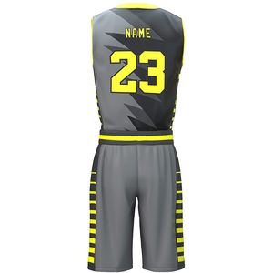 Ropa deportiva de secado rápido, uniforme de baloncesto de talla grande para hombre, último diseño único, uniforme de baloncesto de alta calidad para hombre - Product Image 3
