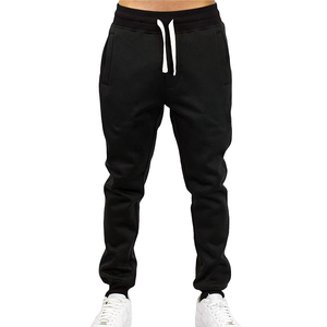 Nueva Llegada Jogger Warm Fleece Forro Hombres Pantalones de chándal Cintura elástica Bolsillos Fit Hombres Joggers Pantalones de hombre Lavados - Product Image 1