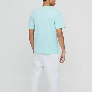 Nouveau à la mode et Streetwear haute qualité 100% coton imprimé goutte épaule lourd surdimensionné coupe ample T-shirt pour hommes - Product Image 3