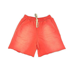 ฤดูร้อน Sun Fade กายกรดล้างกางเกงขาสั้นเปล่าผ้าฝ้ายธรรมดายาวินเทจกรดล้าง Street สวมใส่กางเกงขาสั้นเหงื่อสําหรับชายที่กําหนดเอง - Product Image 6