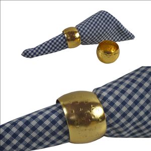 Suministros de cocina Venta directa de fábrica Decoración de la boda Aleación de varios colores Servilleteros de metal sólido Anillos para la decoración del restaurante del hotel - Product Image 5