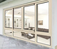 Ventanas Corredizas de Aluminio Ahorradoras de Energía (para Decoración del Hogar y Uso Comercial) con Función de Aislamiento Acústico