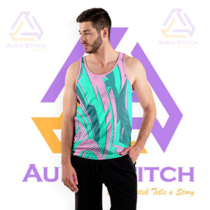 OEM personalizado 100% algodón sin mangas Muscle Tank Top para hombres de punto deporte Fitness gimnasio ropa Casual estampado patrón para correr - Product Image 4